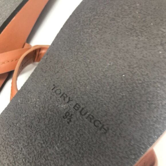 TORY BURCH Miller Cloud Sandal Aged Camello SIZE 9.5 - Picture 9 of 9